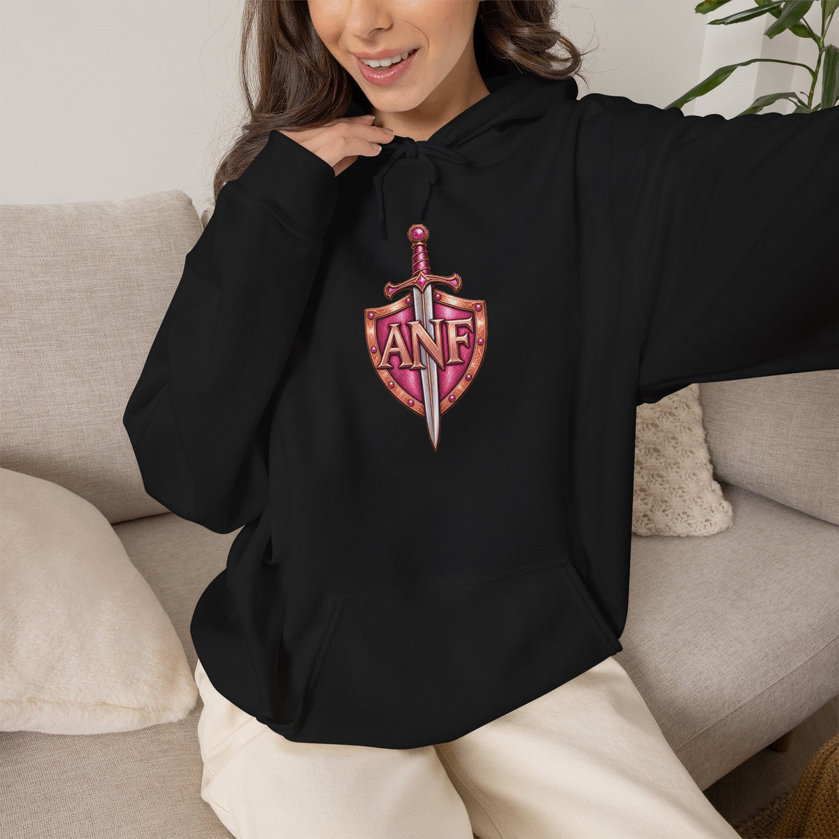 Christian Hoodie, Sword & Shield Graphic – Faith Armor by ARMED N FAITH
