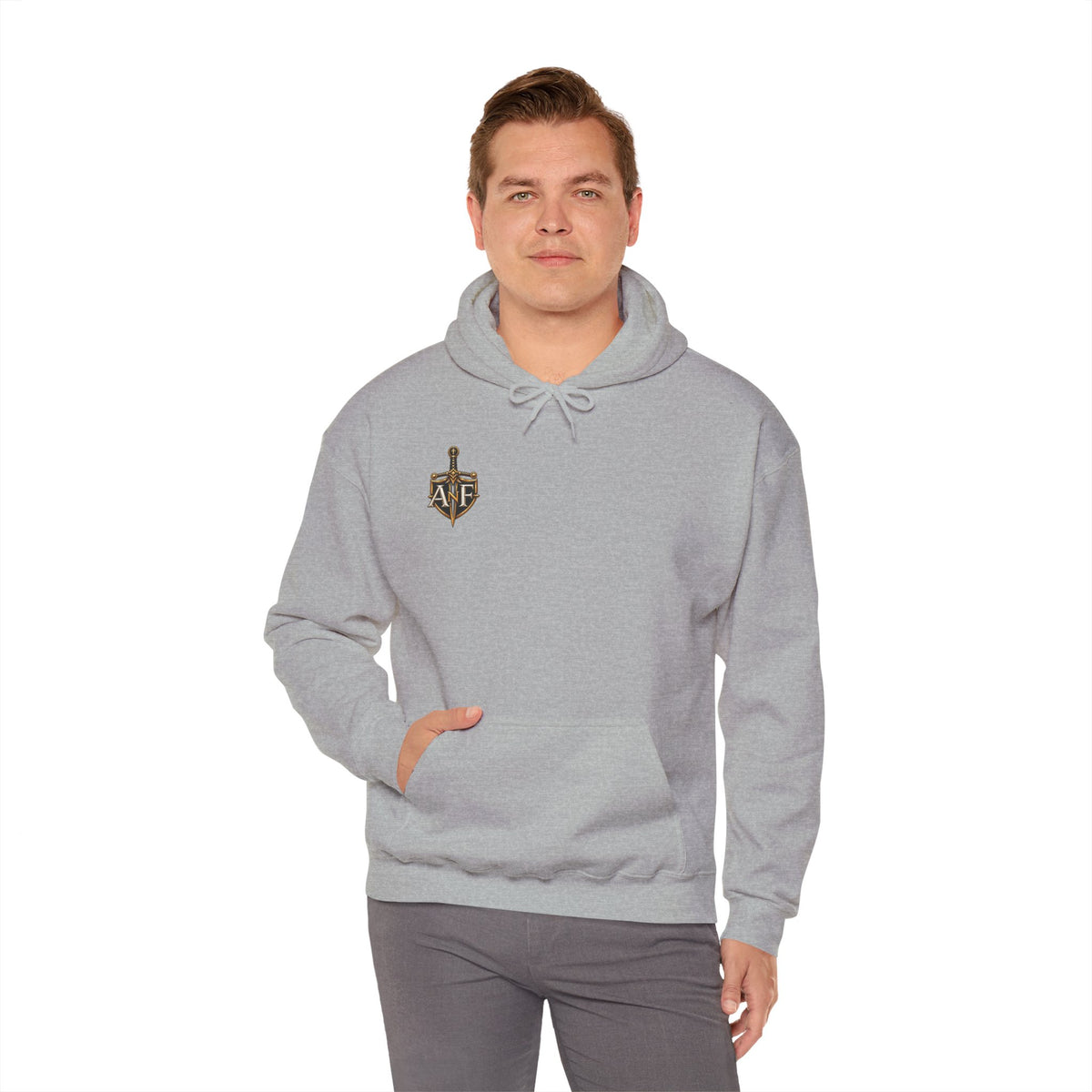 Armed N Faith Kneeling Soldier Hoodie