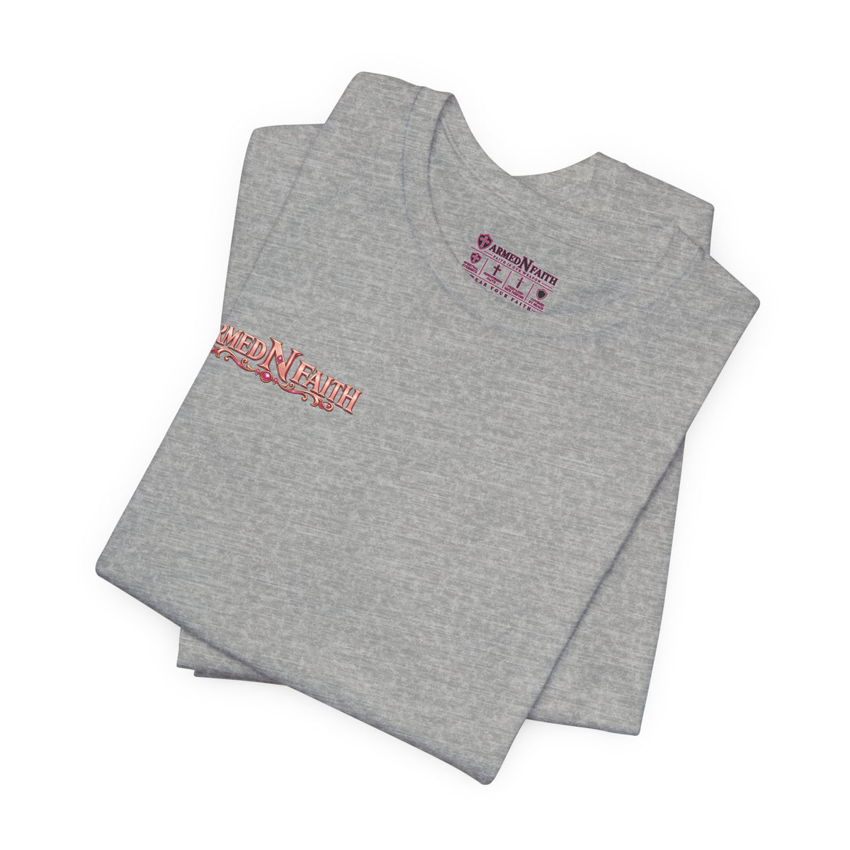 Armed N Faith Graphic Tee- Shield & Sword