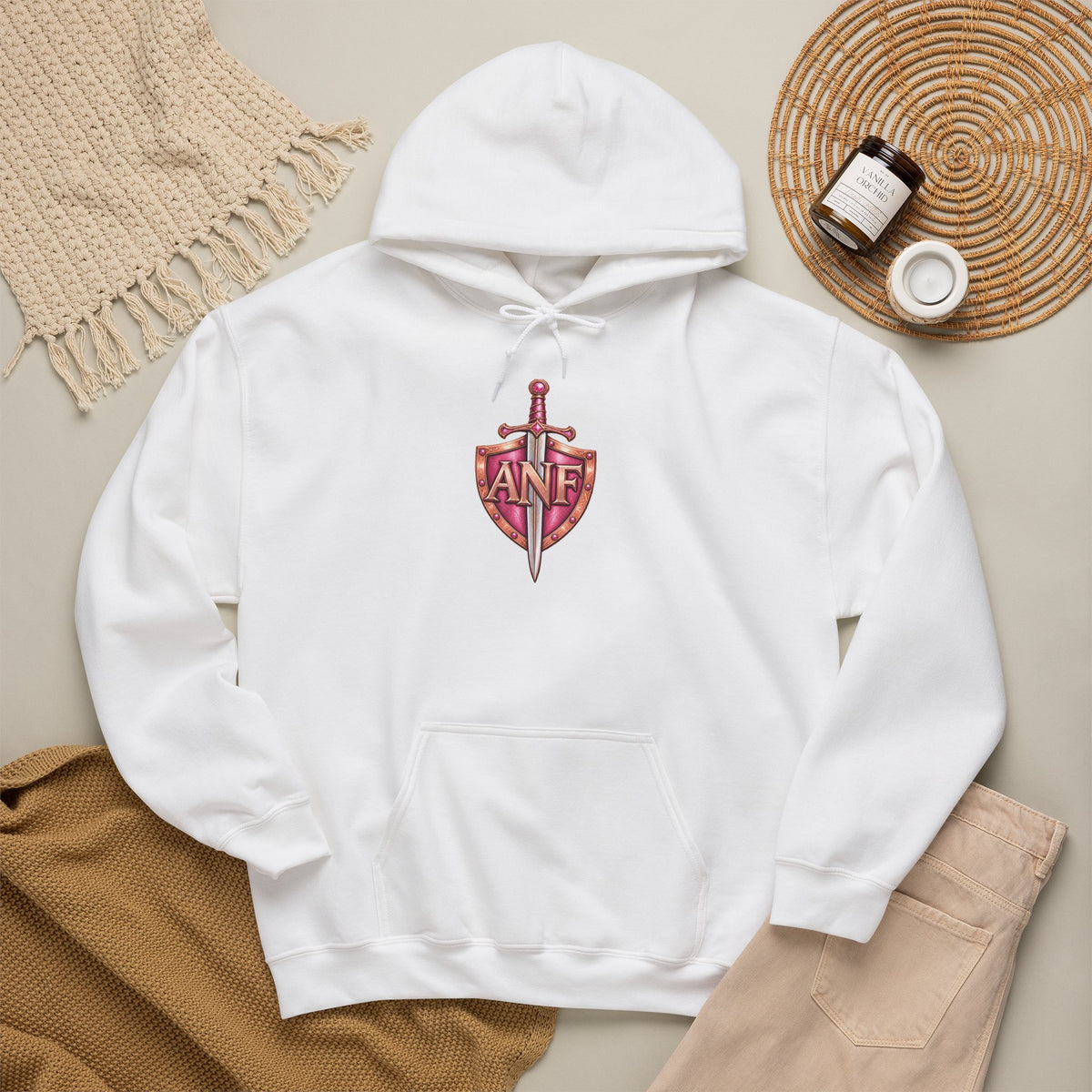Christian Hoodie, Sword & Shield Graphic – Faith Armor by ARMED N FAITH
