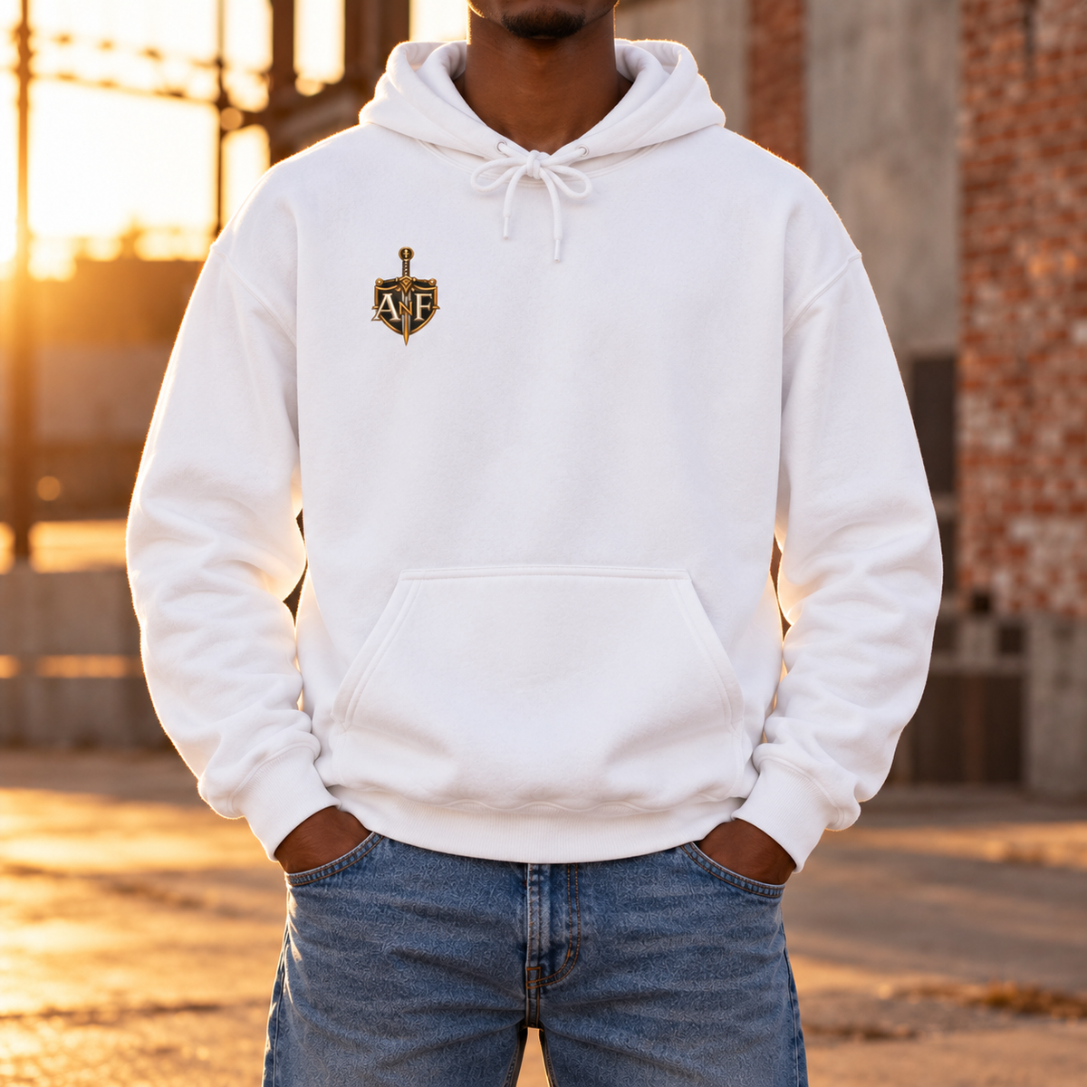 Kneeling Soldier Armed In Faith Hoodie – Patriotic Christian Sweatshirt