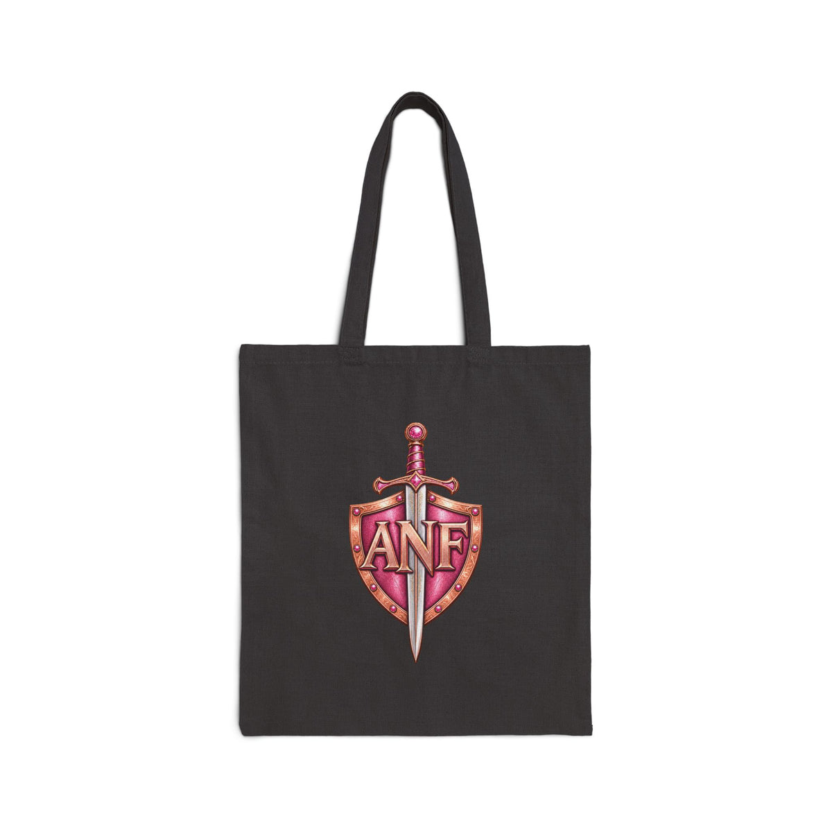 Armed N Faith Monogram Tote Bag — ANF Vintage Crest Canvas Tote