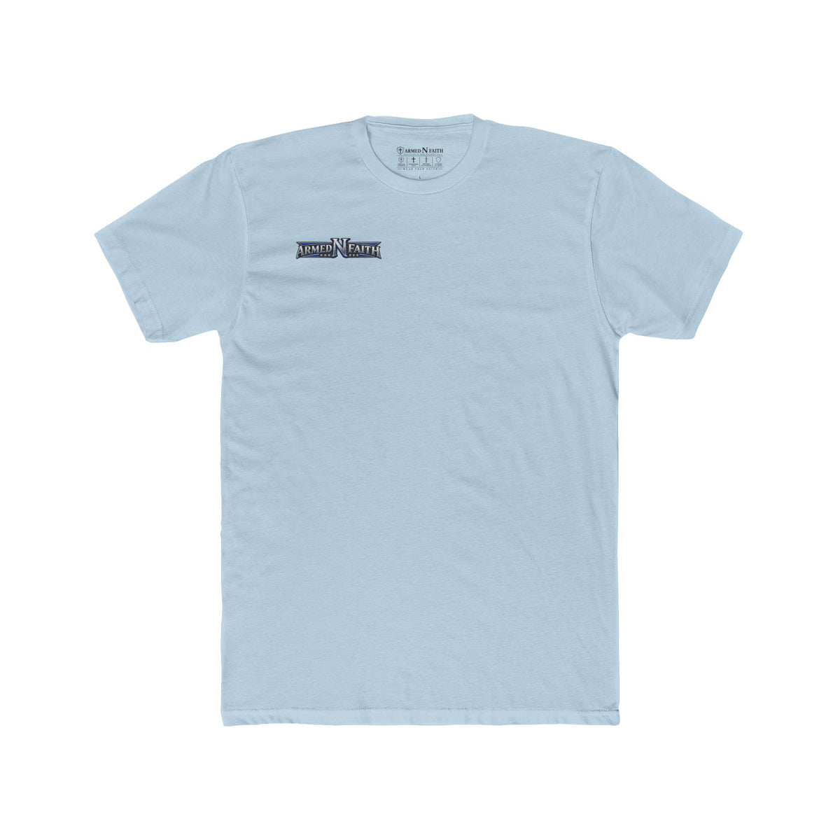 Armed N Faith Thin Blue Line-Crew Tee
