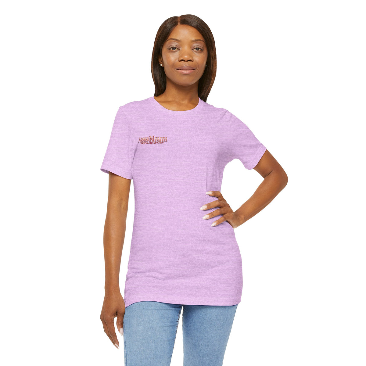 Armed N Faith Graphic Tee- Shield & Sword
