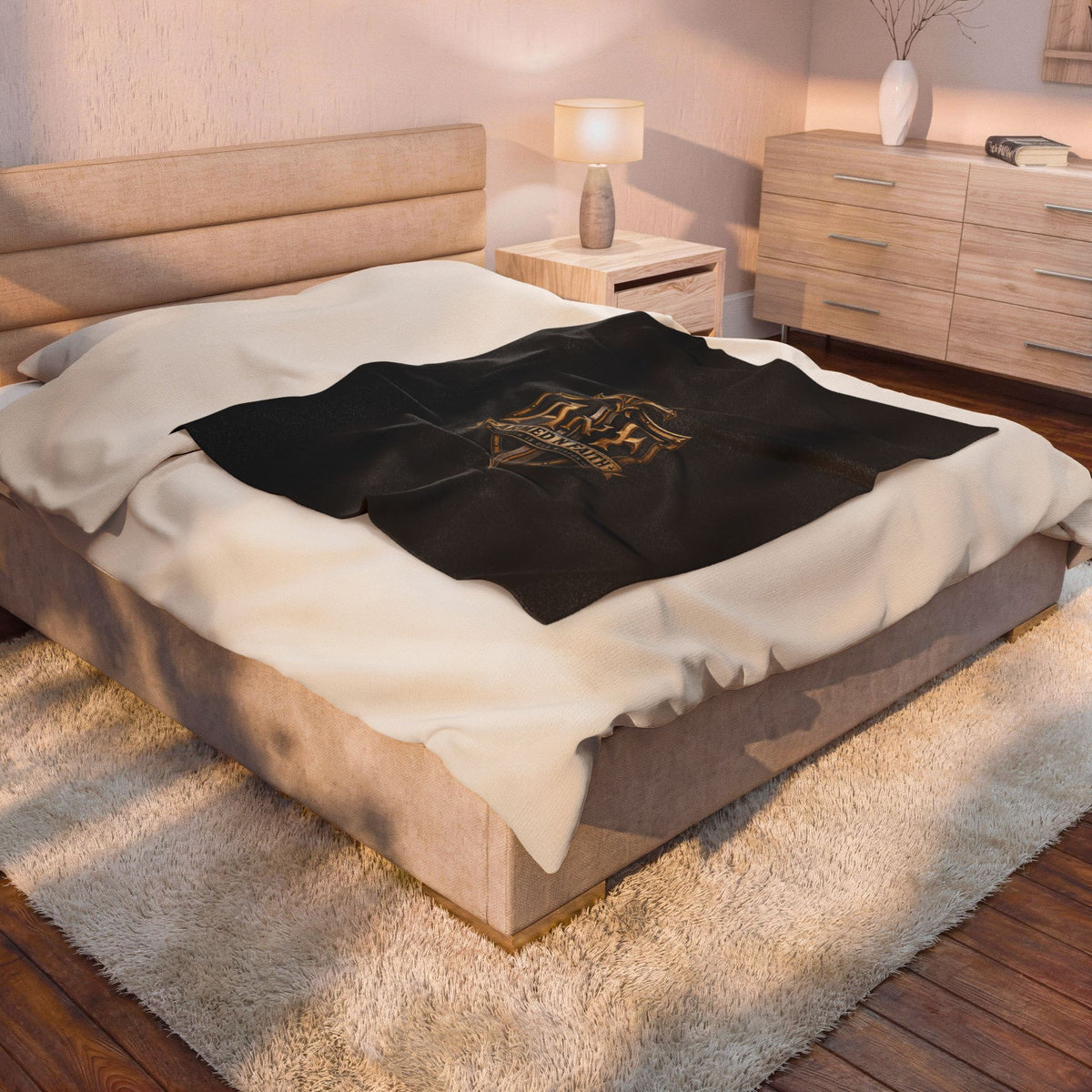 Armed N Faith Plush Blanket
