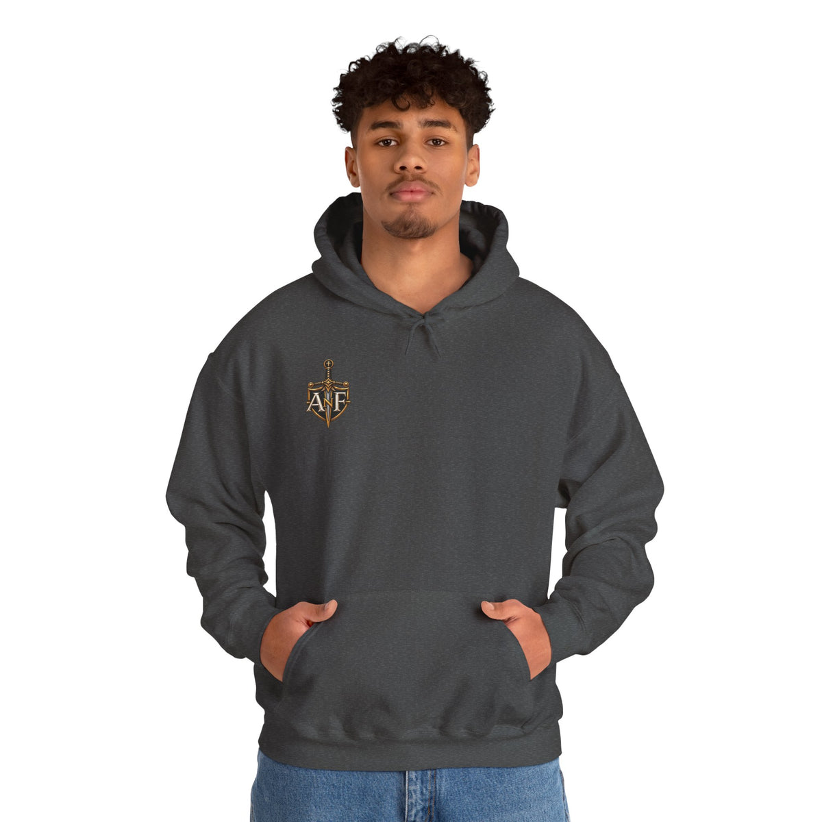 Armed N Faith Kneeling Soldier Hoodie
