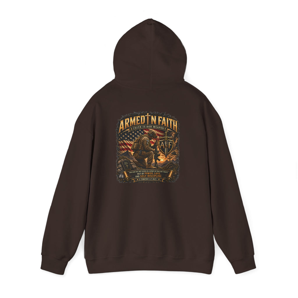 Armed With Faith Hoodie —  Military Pullover
