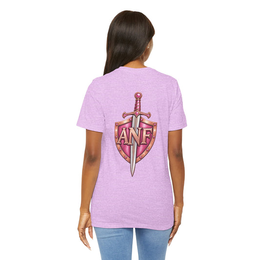 Armed N Faith Graphic Tee- Shield & Sword