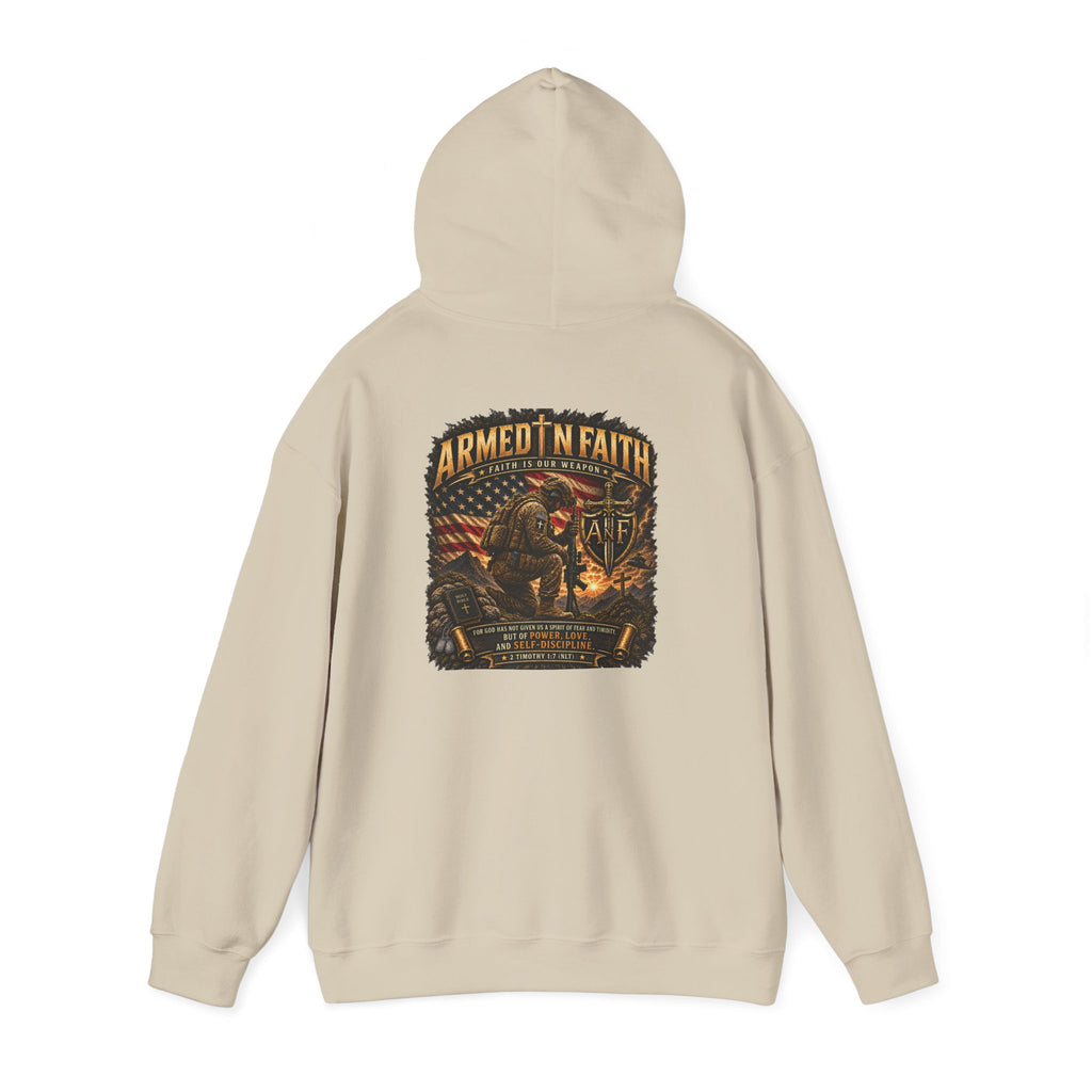 Armed With Faith Hoodie —  Military Pullover