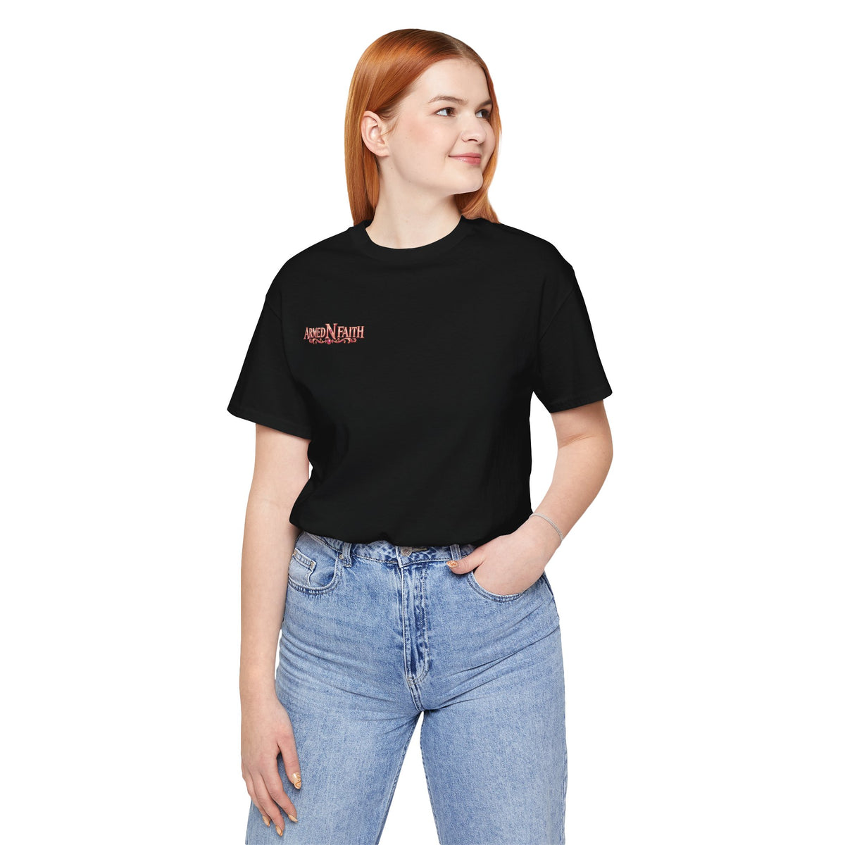 Armed N Faith Graphic Tee- Shield & Sword