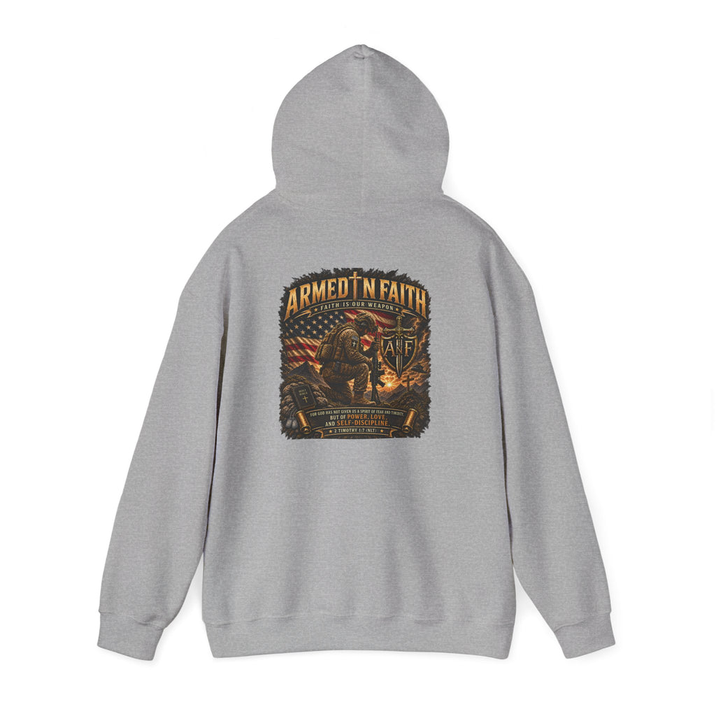 Armed With Faith Hoodie —  Military Pullover