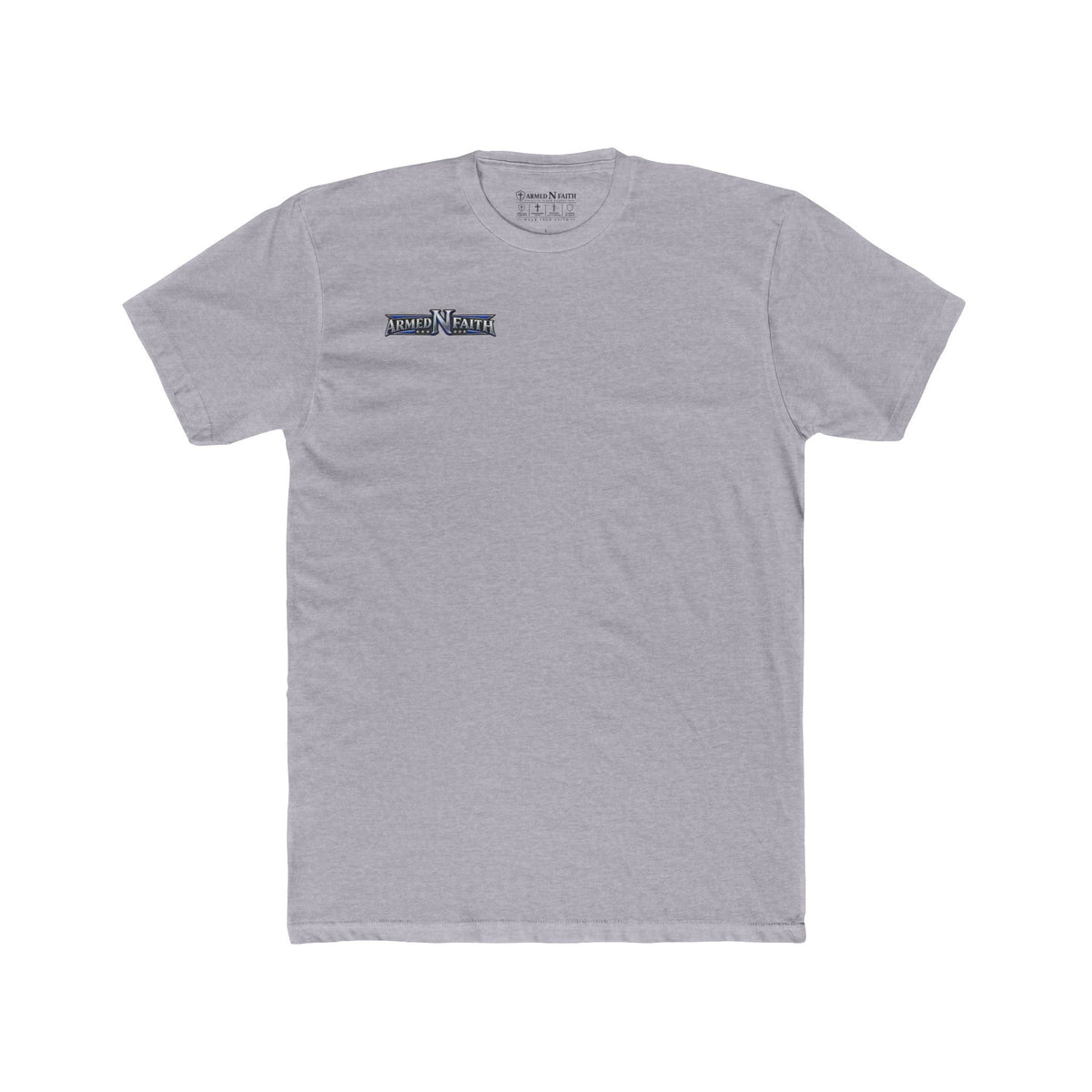 Armed N Faith Thin Blue Line-Crew Tee