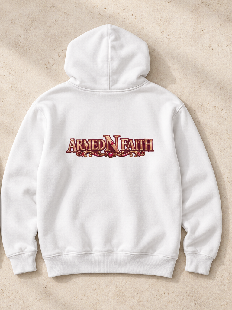 Christian Hoodie, Sword & Shield Graphic – Faith Armor by ARMED N FAITH
