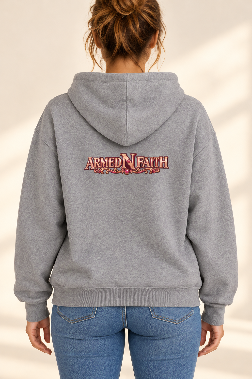 Christian Hoodie, Sword & Shield Graphic – Faith Armor by ARMED N FAITH