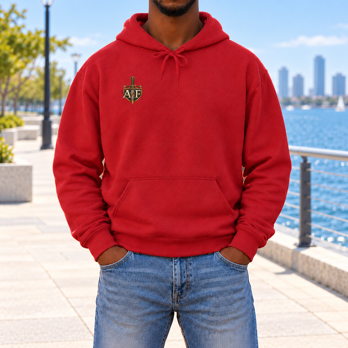 Kneeling Soldier Armed In Faith Hoodie – Patriotic Christian Sweatshirt