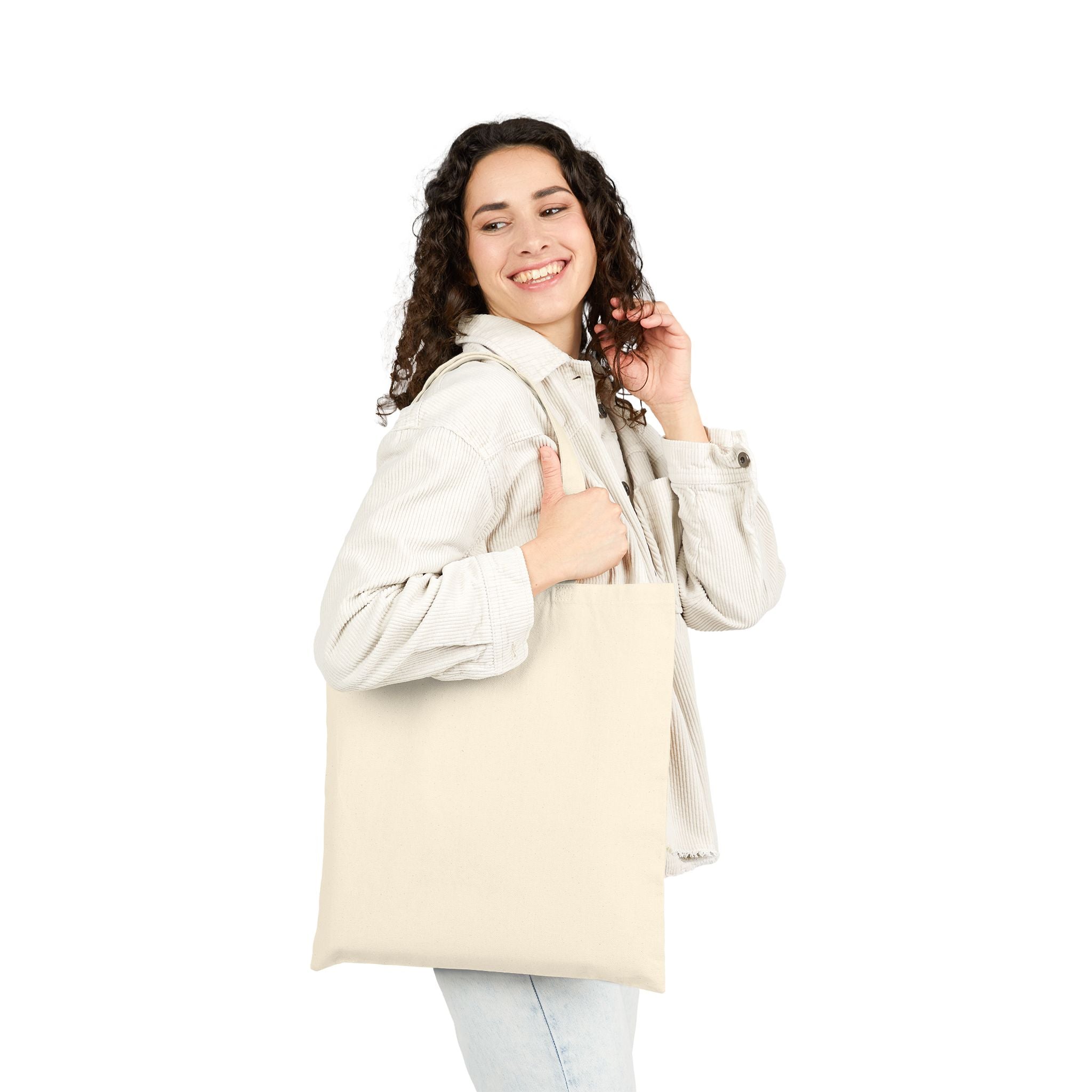 Female Soldier-Cotton Canvas Tote Bag
