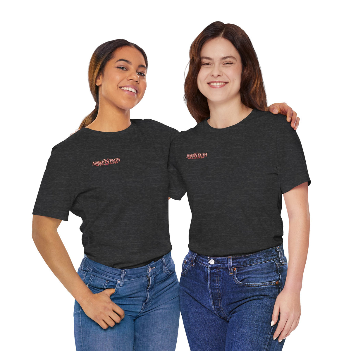 Armed N Faith Graphic Tee- Shield & Sword
