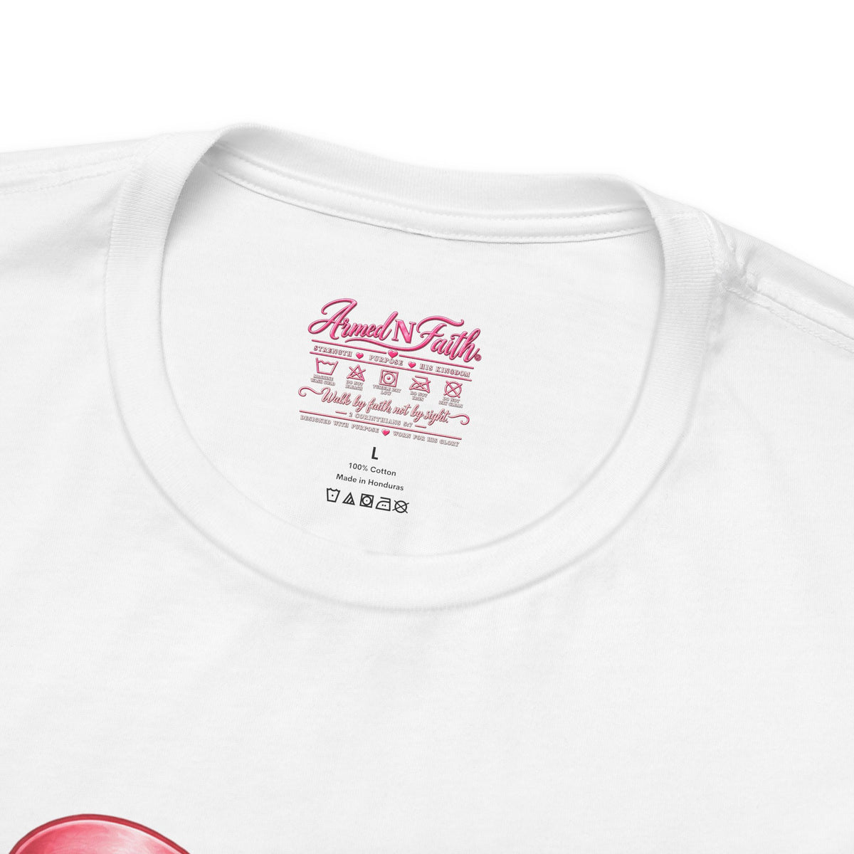Christian Women’s Boutique T‑Shirt – Floral Faith Tee | Pretty N Faith by Armed N Faith
