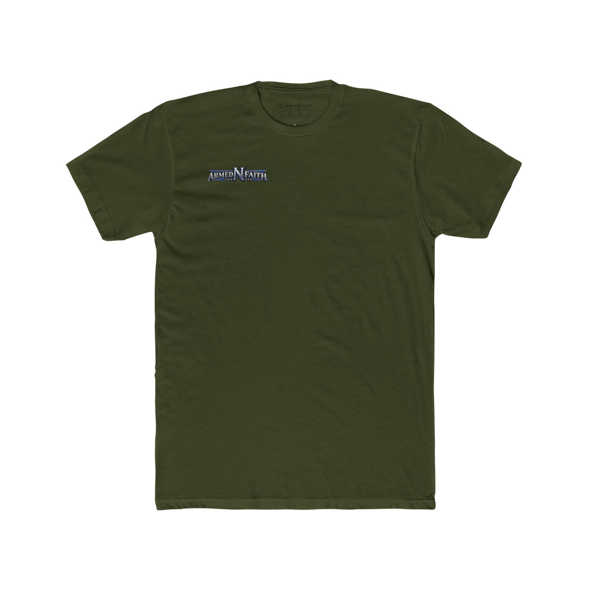 Armed N Faith Thin Blue Line-Crew Tee