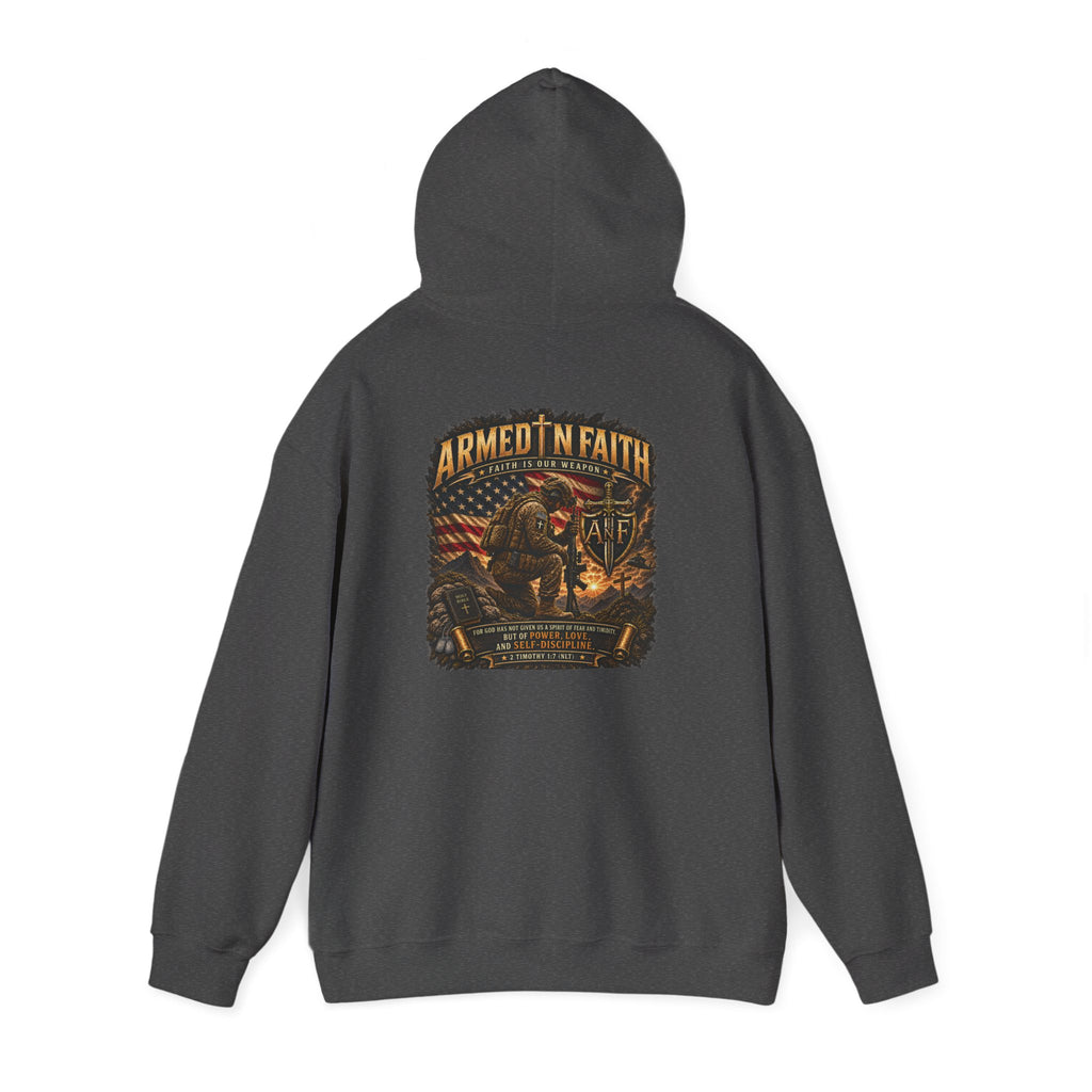 Armed With Faith Hoodie —  Military Pullover