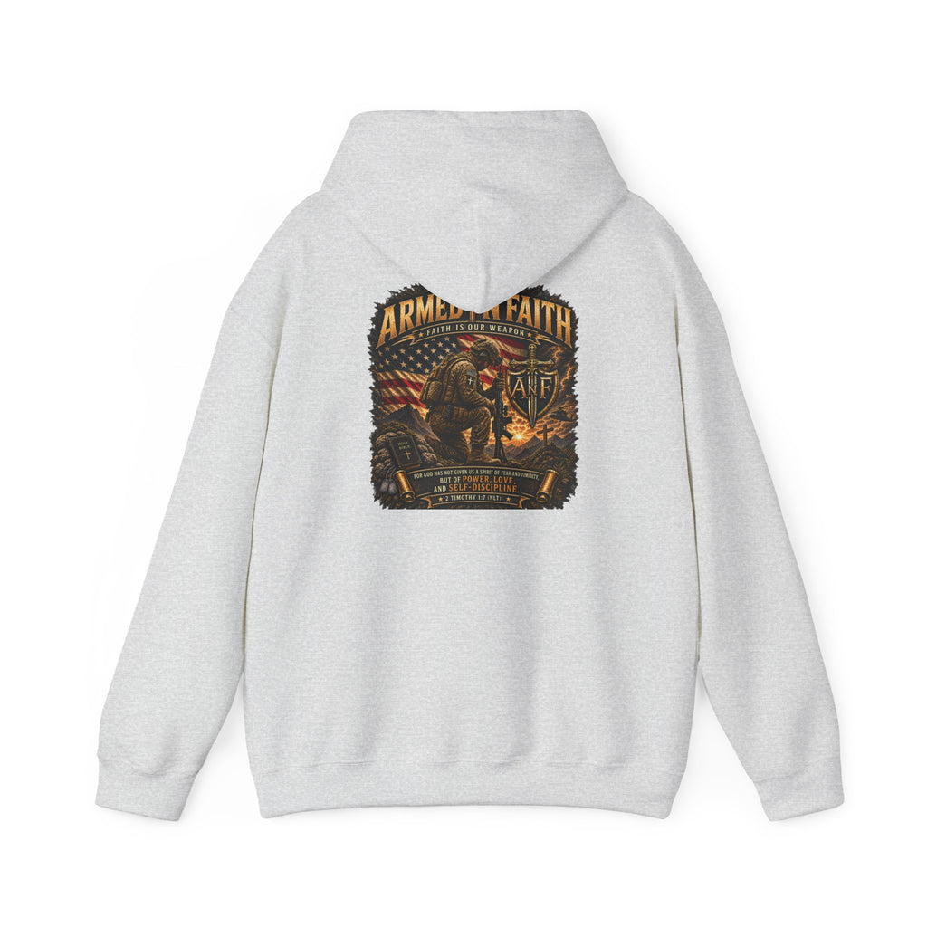 Armed With Faith Hoodie —  Military Pullover