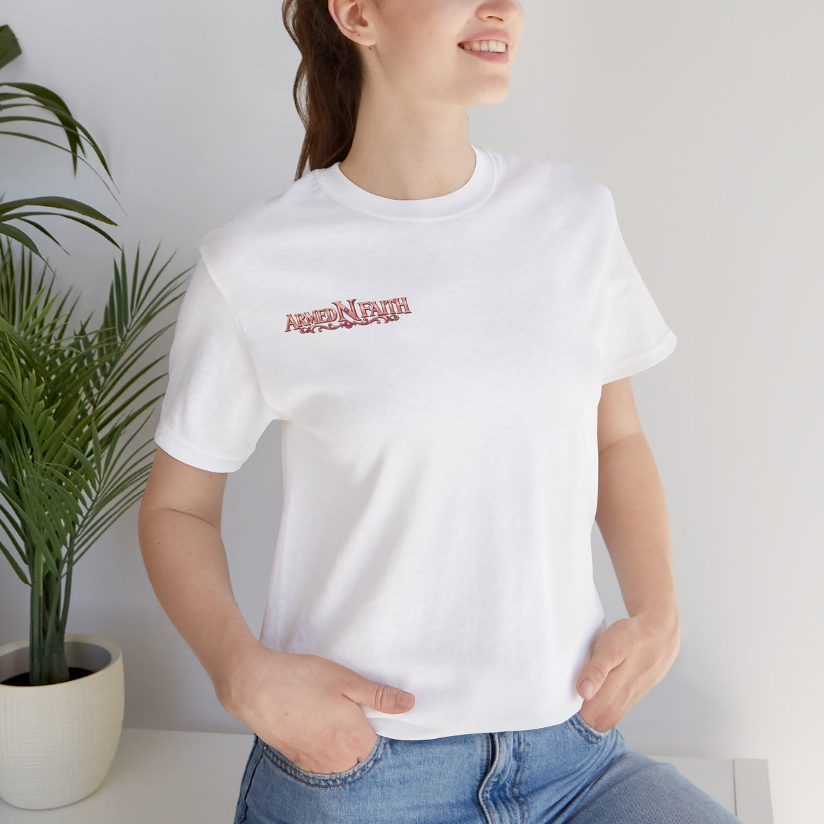 Armed N Faith Graphic Tee- Shield & Sword