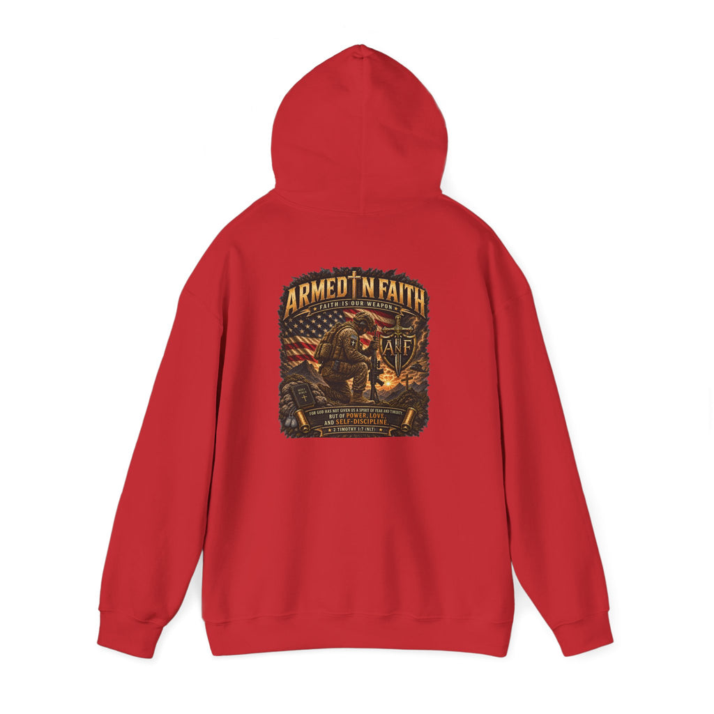 Armed With Faith Hoodie —  Military Pullover
