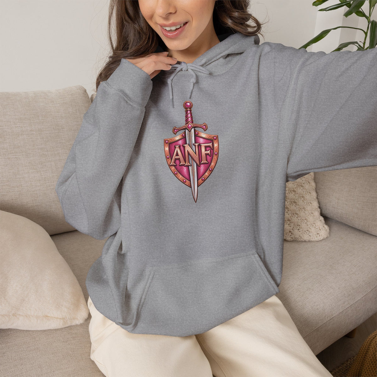 Christian Hoodie, Sword & Shield Graphic – Faith Armor by ARMED N FAITH
