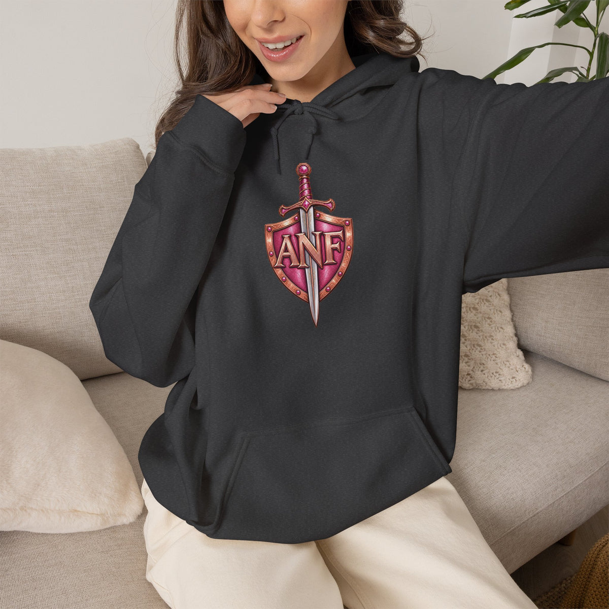 Christian Hoodie, Sword & Shield Graphic – Faith Armor by ARMED N FAITH